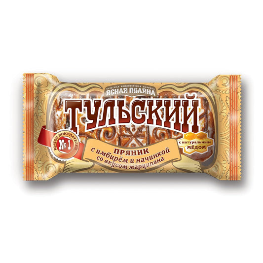 Gingerbread Tulskiy Pryaniki With Ginger and Marzipan Filling 140g/4.93oz