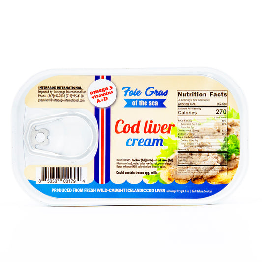 Foie Gras Of The Sea Cod Liver Pete 4.3 oz / 121 g
